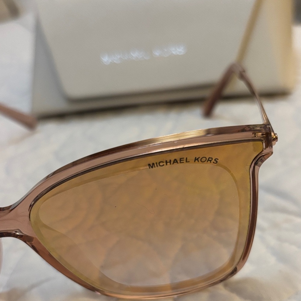 Michael Kors Rose-Tinted Cat-Eye Mirrored Sunglasses - Picture 7 of 11